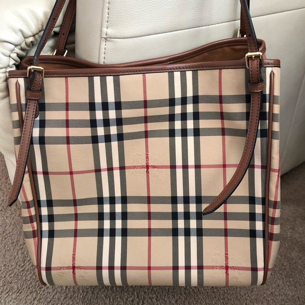 Burberry Small Canter Tote. Like New!  Authentic fab buy
